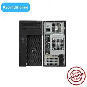 DELL Precision T3620 XEON E3-1240 V5 16Go DDR4 256Go SSD NVIDIA P600 2Go (Remis à Neuf)
