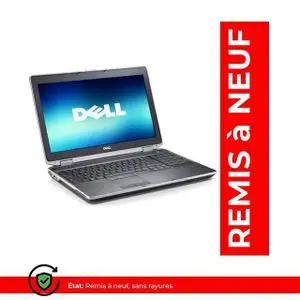 DELL PC Portable Latitude E6520-i5- RAM 4G-250Go HDD-SOURIS-GRATUITE-AZERTY-REMIS A NEUF