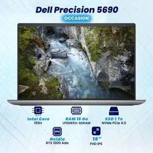 DELL Precision 5690 Intel Core Ultra 7 165H 16Go 1To SSD RTX 1000 Ada 16 - Occasion