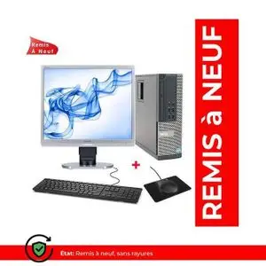 DELL Optiplex 790 SFF - Core Core i7-2600 @ 3,4Ghz - 8Go , 500Go avec Ecran Philips 19" (Remis à Neuf)