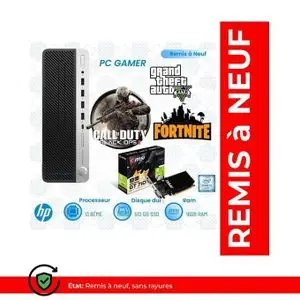DELL PC GAMER I3 6EME  RAM 16Go - SSD 512Go NVIDIA GT710 2GO Remis à neuf
