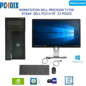 DELL STATION DE TRAVAIL Intel Xeon QUAD Core E3-1240 v3 3.40 GHz, 16 Go DDR3, 250 Go SSD
