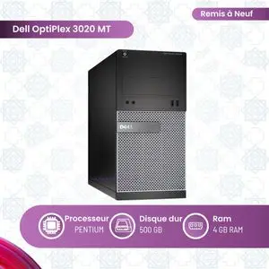 DELL Optiplex 3020 MT Intel pentium RAM 4Go , HDD 500Go Remis à neuf