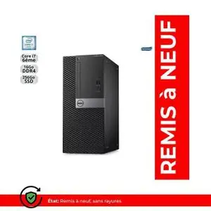 DELL Optiplex 3040 MT Intel i7-6700 RAM 8Go SDD 256Go Remis à neuf