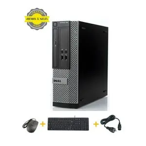 DELL OptiPlex 390 SFF- Core i3-2100 3.10GHz - 4Go-250Go - Windows 7 Pro-Remis à neuf