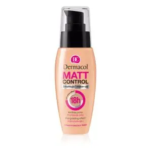 Dermacol Fond de  Teint Waterproof Matifiant Longue Tenue Matt Control N2 30 ML