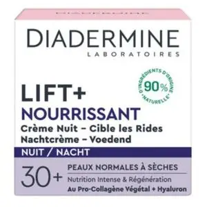 Diadermine Crème de Nuit Anti-Rides LIFT + NOURRISSANT 30+ (ORIGINE FRANCE) - 50ml