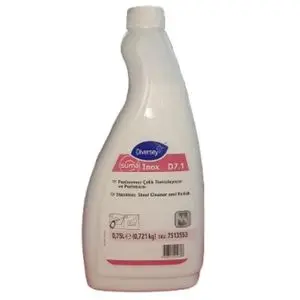 Diversey Suma Inox D7.1 Nettoyage et protection de L'inox 750ML Suma inox D7.1 Fait briller toutes les surfaces en inox