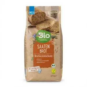 Dm Bio Mix pour Pain aux Graines – Vegan, Sans Gluten &amp; Protéiné – 475g