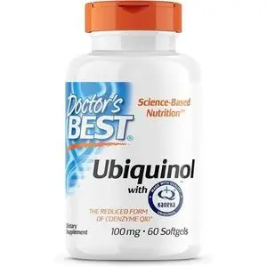 Doctor's BEST Ubiquinol avec Kaneka, 100 mg, 60 capsules