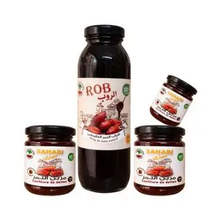 Domaine De Sahari Pack Naturel de Dattes – Sirop de Dattes &amp; Confiture de Dattes 100% Naturel