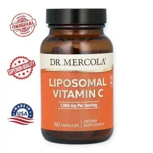 DR. MERCOLA Liposomal Vitamin C (Vitamine C liposomale), 1,000 mg, 60 Capsules