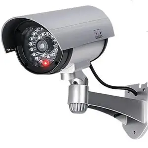 Dummy Surveillance de la caméra factice,Caméra de sécurité Pour une utilisation intérieure et extérieure avec éclairage LED