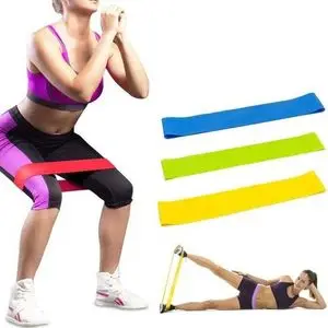 Dynamic 3 kit Bandes élastique pour exercice  Musculation (3bandes de tension）