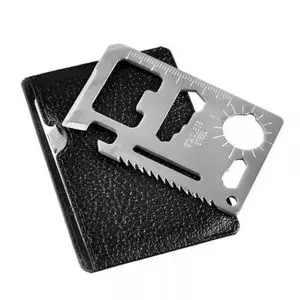 Dynamic couteau suisse carte multifonction 11 en 1 pour camping plein air