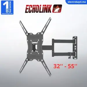 Echolink Support TV Mobile 32'' - 55'' - Avec accessoire de fixation