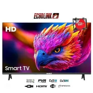 Echolink Smart TV 32" Android Ai - Récepteur Intégré + TNT + HDMI + USB + Support