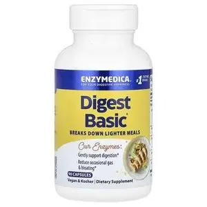 enzymedica Basique de digestion, formule d’enzyme essentielle, 90 caps(troubles digestifs)