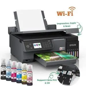 Epson Imprimante Multifonction L8100 A4 – Impression Photo Haute Qualité