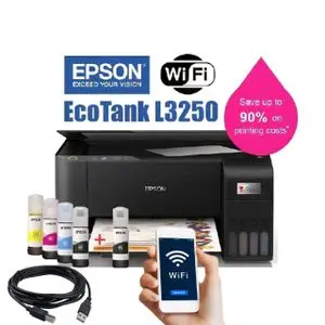 Epson EcoTank L3250 Imprimante multifonction à réservoirs rechargeables (C11CJ67408)
