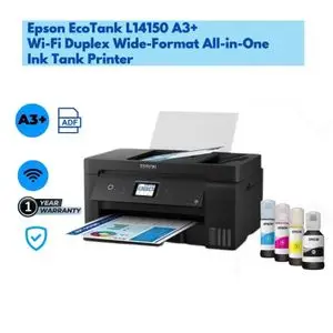 Epson Imprimante A3+ Ecotank L14150 Multifonction à réservoirs rechargeable