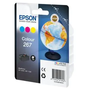 Epson Monobloc Globe 267 - encre DURABrite Ultra 3 couleurs (C13T26704010)