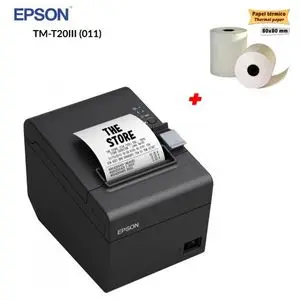 Epson Imprimante de tickets de points de ventes USB TM-T20III (011)
