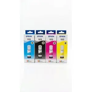 Epson Pack Flacons d'Encre 103 EcoTank (Cyan, Noir, Magenta, Jaune)