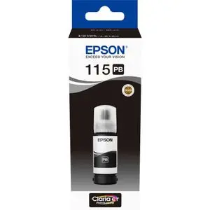 Epson Bouteille d'encre 115 Noir EcoTank d'origine (C13T07D14A)