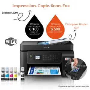Epson EcoTank L5290 Imprimante multifonction à réservoirs rechargeables