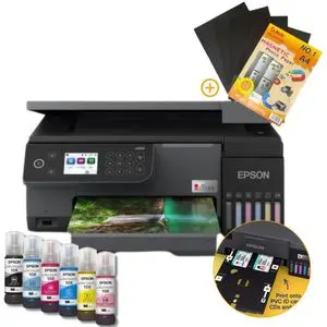 Epson Imprimante L8100 Multifonction + Papier Magnétique Jojo – WiFi, Impression HD, Réservoir Économique