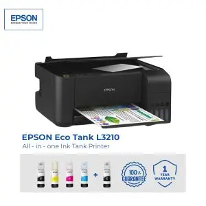Epson Imprimante Ecotank L3210 Couleur avec réservoir d’encre