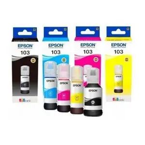 Epson Pack 103 Ecotank Ink Bottle ( Black, Cyan, Magenta, Yellow )