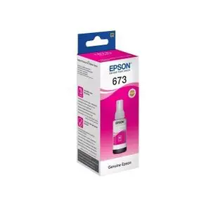 Epson Bouteille d’encre d’origine 673 M (T6733) Magenta (70 ml)