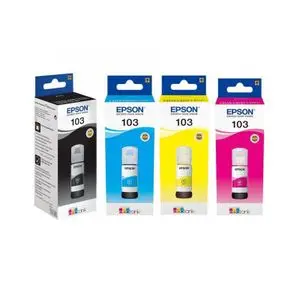 Epson PACK Bouteille d’Encre 103 d’Origine pour L11050...