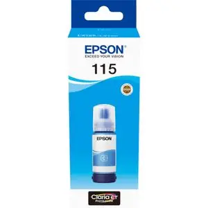 Epson 115 Cyan - Bouteille d'encre EcoTank d'origine (C13T07D24A)