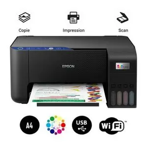 Epson Imprimante EcoTank L3251 Multifonction à Réservoirs Rechargeables – C11CJ67409