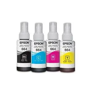 Epson Pack Bouteilles d'encre 664 ( Black , Cyan , Meganta , Yellow )