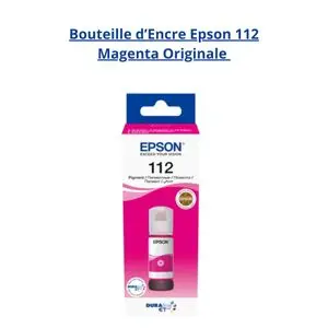 Epson Bouteille d’Encre 112 Magenta Originale (C13T06C34A)