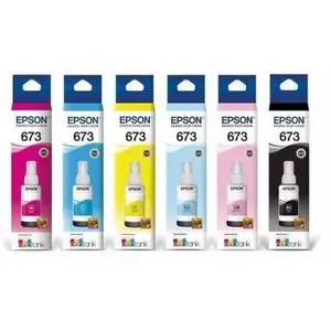 Epson Pack bouteilles D'encre 673 Original pour L800, L805, L810, L850 Printer, L1800
