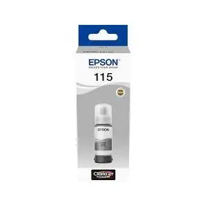 Epson Bouteille d'encre 115 Gris EcoTank d'origine (C13T07D54A)