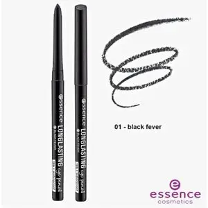 Essence Crayon Long Lasting Eyeliner 01 Black Fever Crayon Yeux Waterproof