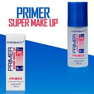 Ever Beauty Primer, Base de teint. Formule avancée aux extraits naturels et Vitamine.