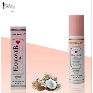 Ever Beauty Fixateur de maquillage, Naturel en eau de noix coco.