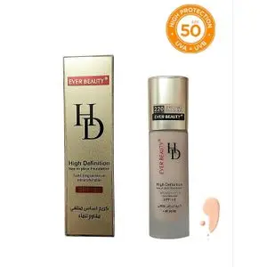 Ever Beauty Fond de teint fluide. Teint parfait et naturel.Numéro 220. Formule SPF 50.