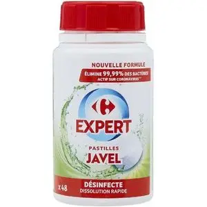 Expert Pastilles De Javel Boite de 48 Comprime 168g