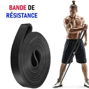 FAFA SPORT Bande de Résistance Musculation 11-29 kg (25-65 lbs) – Élastique Fitness Durable – Entraînement Force, Cross Training, Tractions – Portable et Polyvalent – Unisexe