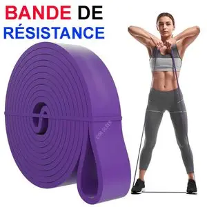 FAFA SPORT Bande de Résistance Musculation 20-48 kg (45-105 lbs) – Élastique Fitness Durable – Entraînement Force, Cross Training, Tractions – Portable et Polyvalent – Unisexe