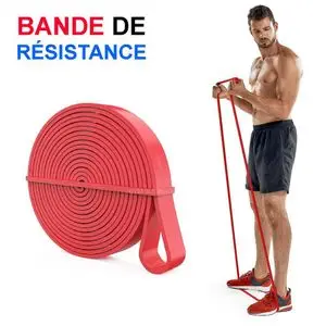 FAFA SPORT Bande de Résistance Musculation 7-16 kg (15-35 lbs) – Élastique Fitness Durable – Entraînement Force, Cross Training, Tractions – Portable et Polyvalent – Unisexe