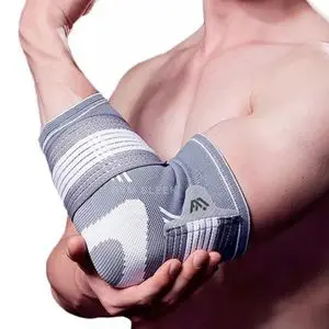 FAFA SPORT Bandage Coude Élastique de Compression - Coudière Protection Articulaire et Réduction de la Fatigue - Idéal pour Cyclisme, Elbow Support Musculation et Sports Intenses